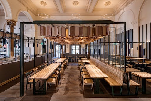 Masaryčka restaurant by archicraft.  Image: Tomáš Dittrich