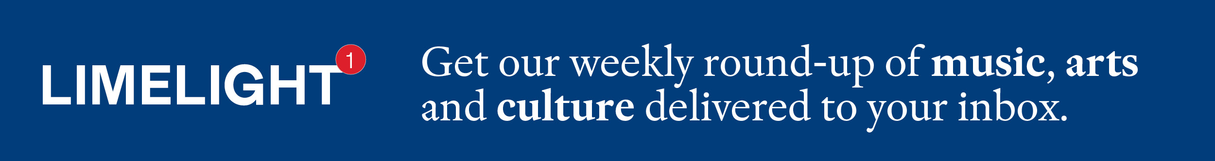 Subscribe to the Limelight newsletter